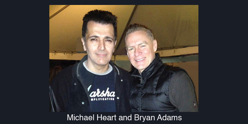 Michael Heart and Bryan Adams