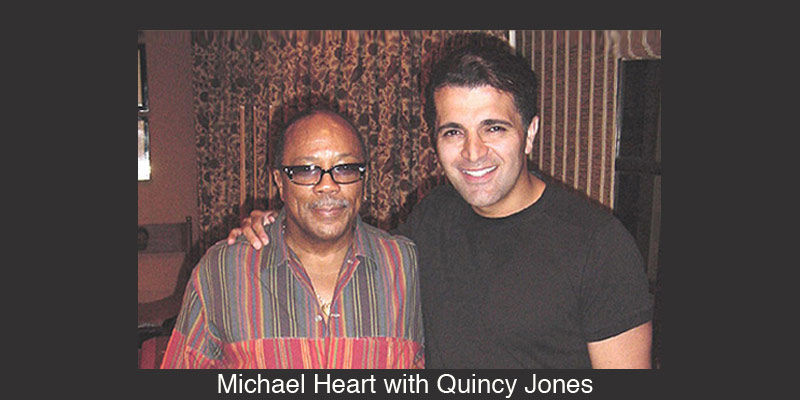 Michael Heart and Quincy Jones